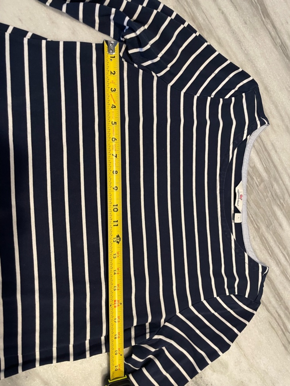 Vineyard Vines Navy and White Striped Boatneck Dress - Picture 4 of 7